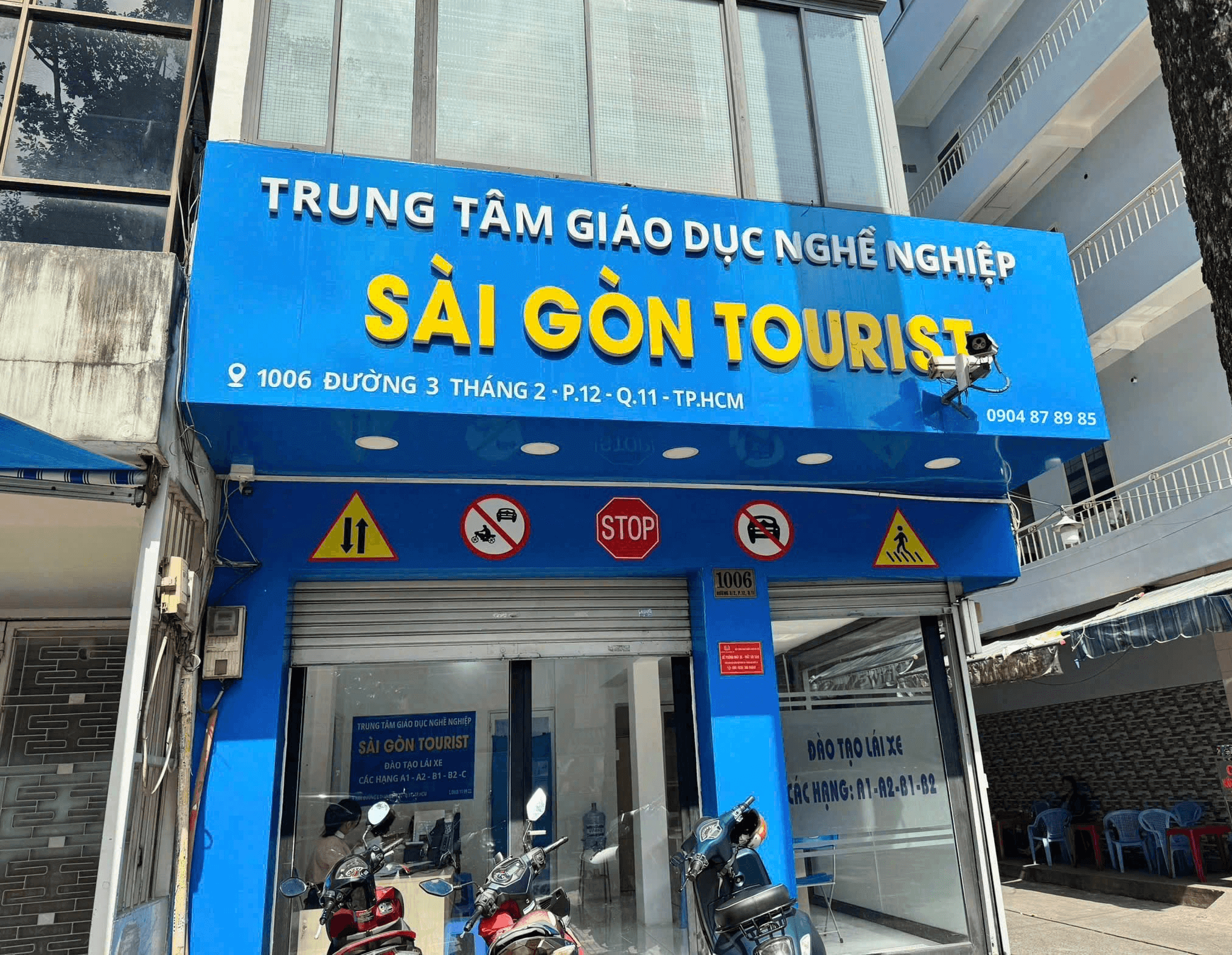 học bằng lái xe máy quận 10 