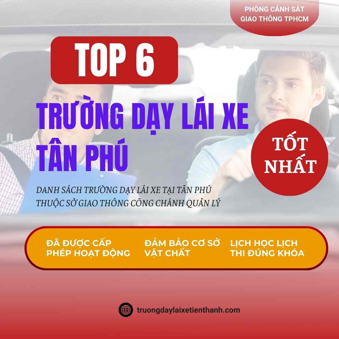 trường dạy lái xe quận tân phú